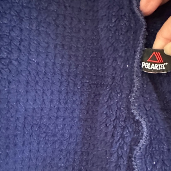 Patagonia Polartec Blue Fleece Zip-Up Jacket - Picture 6 of 9